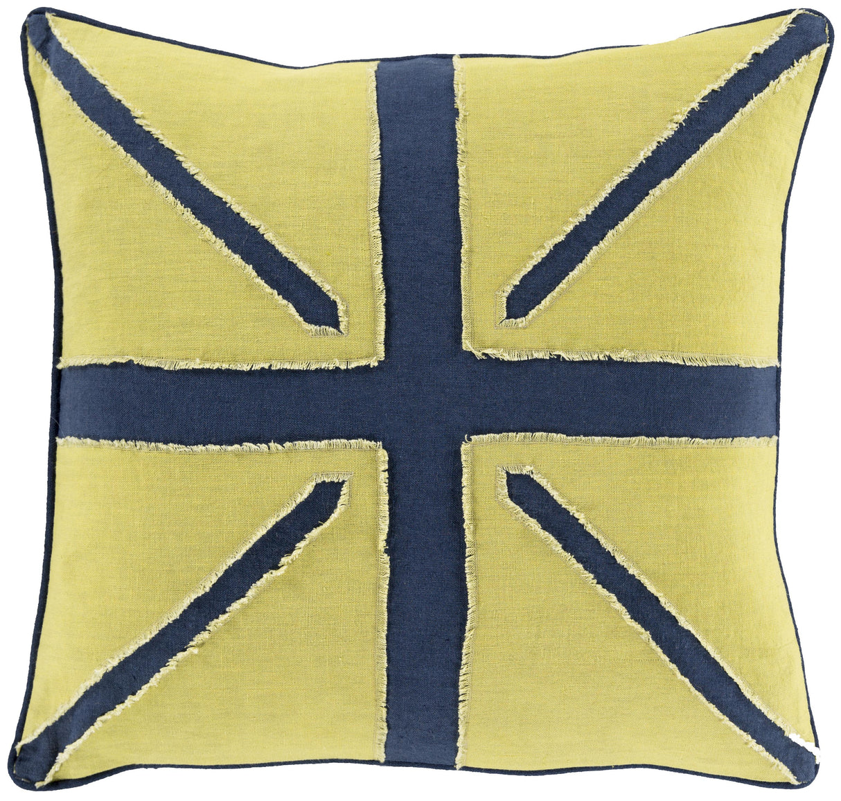 Surya Linen Flag LF-001 20"H x 20"W Pillow Cover