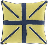 Surya Linen Flag LF-001 22"H x 22"W Pillow Cover