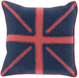 Surya Linen Flag LF-002 18"H x 18"W Pillow Cover