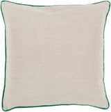 Surya Linen Piped LP-002 18"H x 18"W Pillow Kit