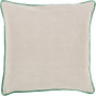 Surya Linen Piped LP-002 22"H x 22"W Pillow Cover