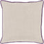 Surya Linen Piped LP-007 18"H x 18"W Pillow Kit