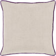 Surya Linen Piped LP-007 20"H x 20"W Pillow Cover