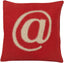 Surya Linen Text LX-002 20"H x 20"W Pillow Kit