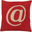 Surya Linen Text LX-002 22"H x 22"W Pillow Kit