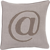 Surya Linen Text LX-003 22"H x 22"W Pillow Kit