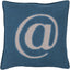 Surya Linen Text LX-004 20"H x 20"W Pillow Cover