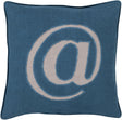 Surya Linen Text LX-004 22"H x 22"W Pillow Cover