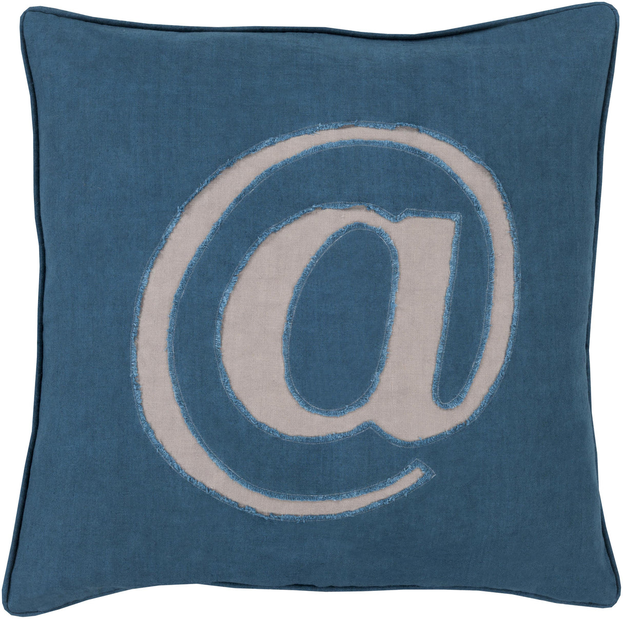 Surya Linen Text LX-004 22"H x 22"W Pillow Cover