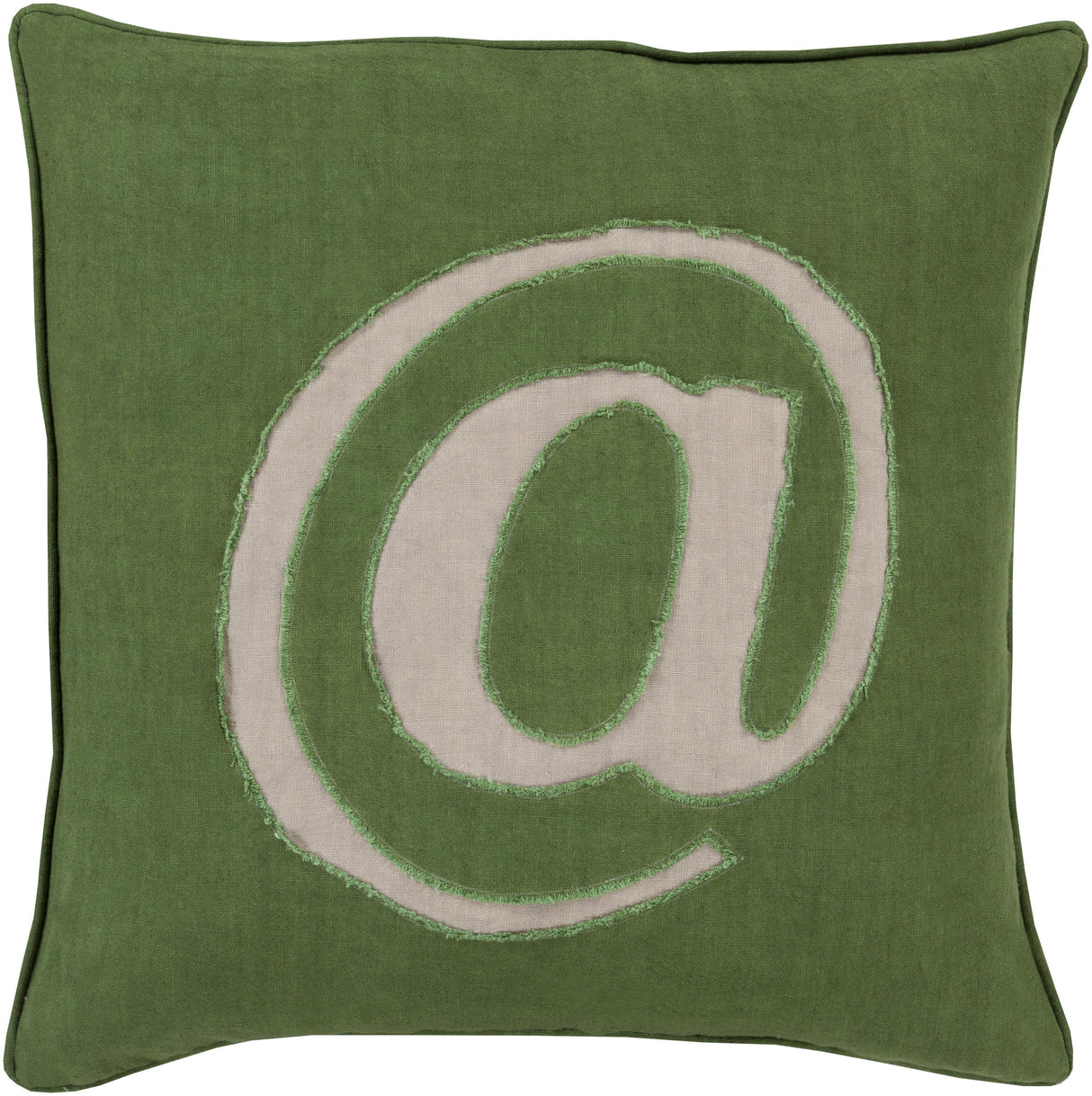 Surya Linen Text LX-005 22"H x 22"W Pillow Cover