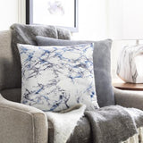 Surya Macall MCA-001 Blue Charcoal 18"H x 18"W Pillow Kit