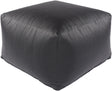 Surya Mack MAPF-001 14"H x 22"W x 22"D Pouf
