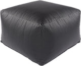 Surya Mack MAPF-001 14"H x 22"W x 22"D Pouf