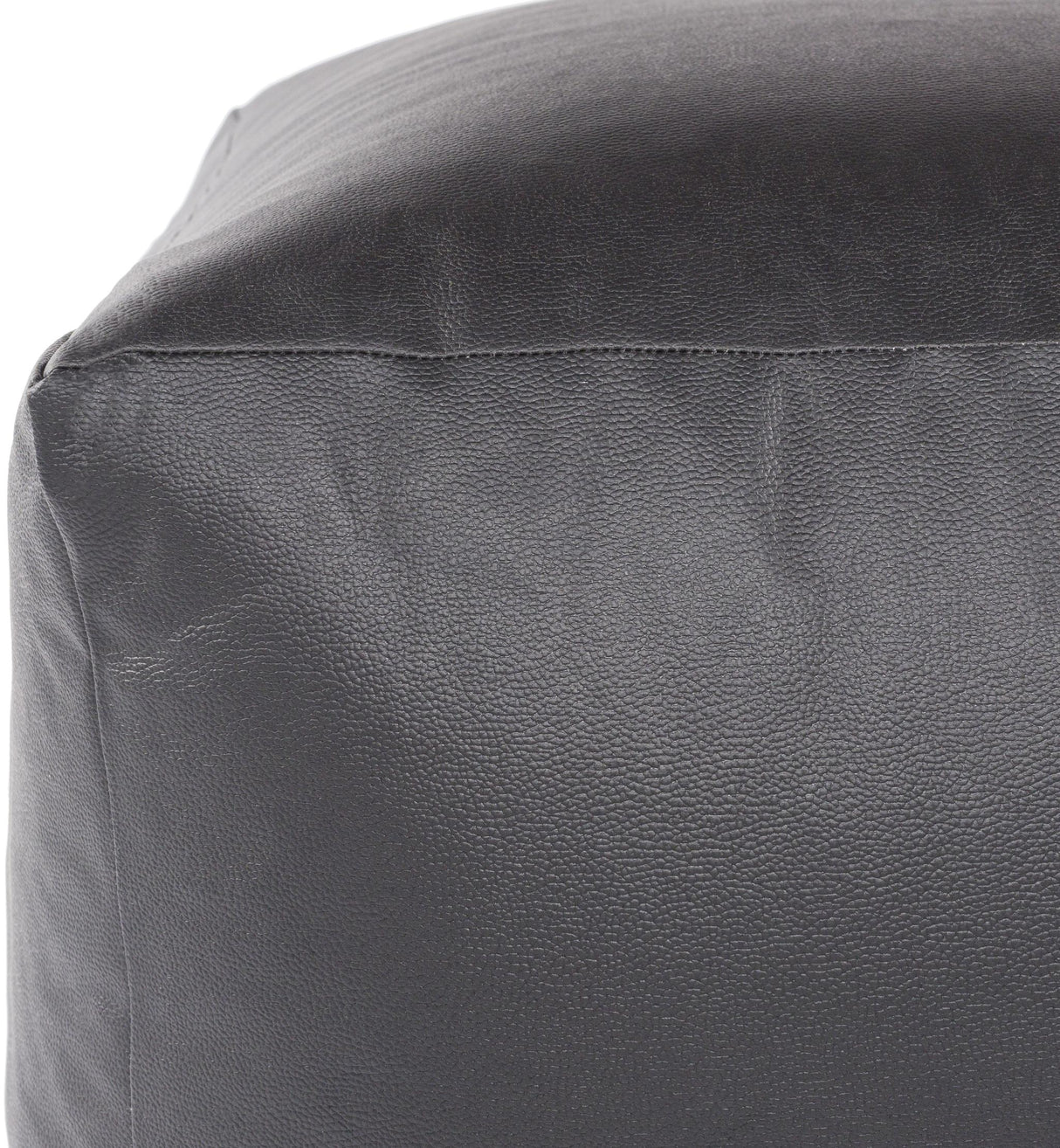 Surya Mack MAPF-001 14"H x 22"W x 22"D Pouf
