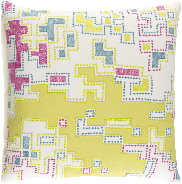 Surya Macro ACR-001 20"H x 20"W Pillow Cover