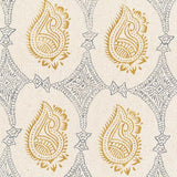 Surya Magdalena MGD-002 Cream Dark Blue 22"H x 22"W Pillow Cover