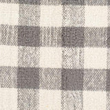 Surya Malcom MCM-003 Charcoal Cream 12"H x 30"W Pillow Cover