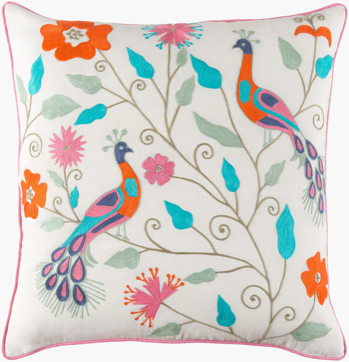 Surya Mayura MUA-001 20"L x 20"W Pillow