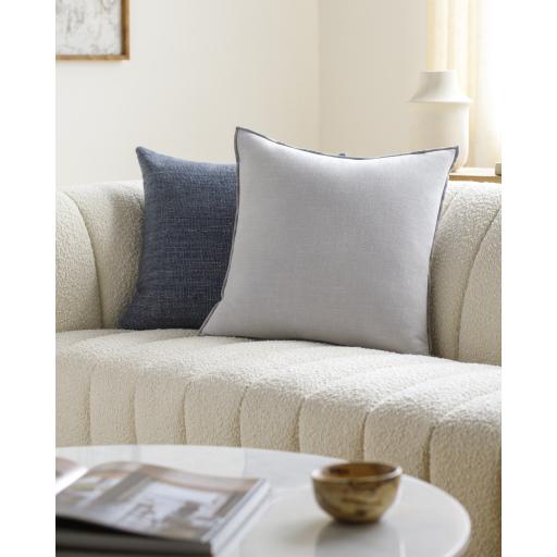 Surya Merrow MEW-002 Gray Light Gray 20"H x 20"W Pillow Kit