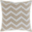 Surya Metallic Stamped MS-002 18"H x 18"W Pillow Cover