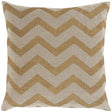 Surya Metallic Stamped MS-005 22"H x 22"W Pillow Cover