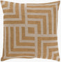 Surya Metallic Stamped MS-006 18"H x 18"W Pillow Cover
