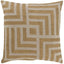 Surya Metallic Stamped MS-006 22"H x 22"W Pillow Cover