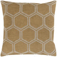 Surya Metallic Stamped MS-007 20"H x 20"W Pillow Cover