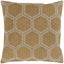 Surya Metallic Stamped MS-007 20"H x 20"W Pillow Cover
