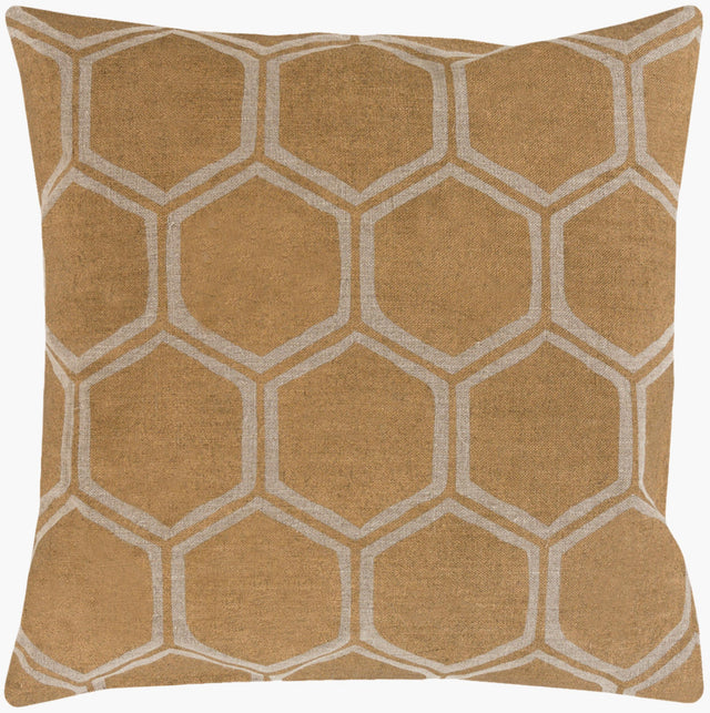 Surya Metallic Stamped MS-007 20"H x 20"W Pillow Kit