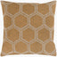 Surya Metallic Stamped MS-007 22"H x 22"W Pillow Kit