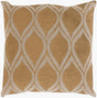 Surya Metallic Stamped MS-008 22"L x 22"W Pillow