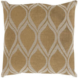 Surya Metallic Stamped MS-008 22"H x 22"W Pillow Cover