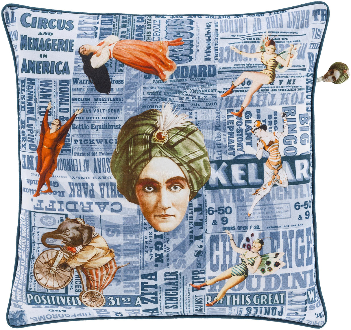 Surya Mind Games MNG-001 22"H x 22"W Pillow Kit