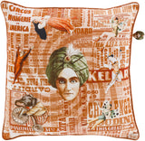 Surya Mind Games MNG-003 22"H x 22"W Pillow Cover