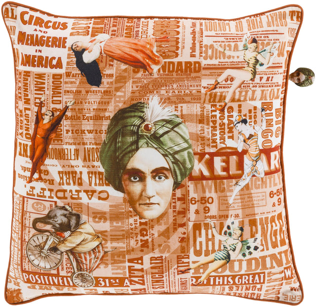 Surya Mind Games MNG-003 22"H x 22"W Pillow Kit
