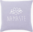 Surya Motto MTT-003 20"L x 20"W Pillow