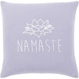 Surya Motto MTT-003 20"H x 20"W Pillow Cover