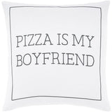 Surya Motto MTT-006 18"H x 18"W Pillow Cover