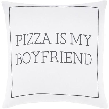 Surya Motto MTT-006 18"H x 18"W Pillow Cover