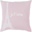 Surya Motto MTT-009 18"H x 18"W Pillow Cover
