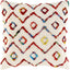 Surya Nettie NET-002 Black Blue 20"H x 20"W Pillow Cover