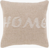 Surya No Place Like Home NPH-001 18"L x 18"W Pillow