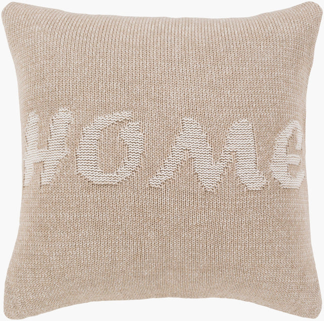 Surya No Place Like Home NPH-001 18"L x 18"W Pillow