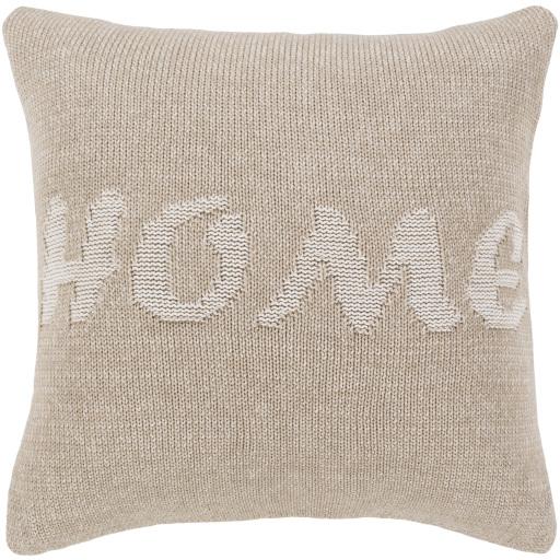 Surya No Place Like Home NPH-001 18"H x 18"W Pillow Cover