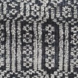 Surya Nobility NBI-003 Black Medium Gray 22"H x 22"W Pillow Cover