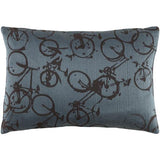 Surya Pedal Power PDP-001 22"H x 22"W Pillow Cover