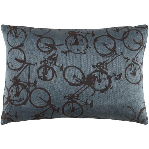 Surya Pedal Power PDP-001 22"H x 22"W Pillow Cover