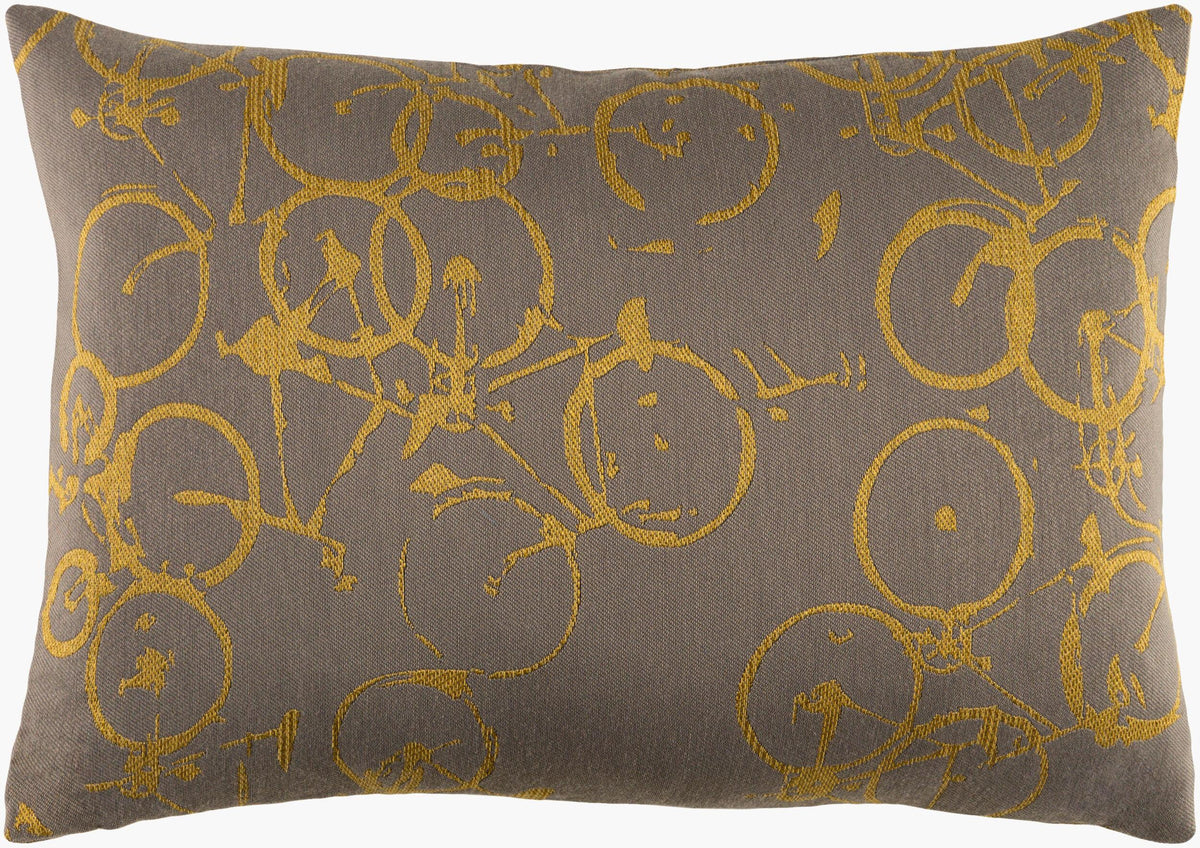 Surya Pedal Power PDP-002 13"L x 19"W Pillow Cover