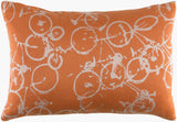 Surya Pedal Power PDP-003 13"L x 19"W Pillow Cover